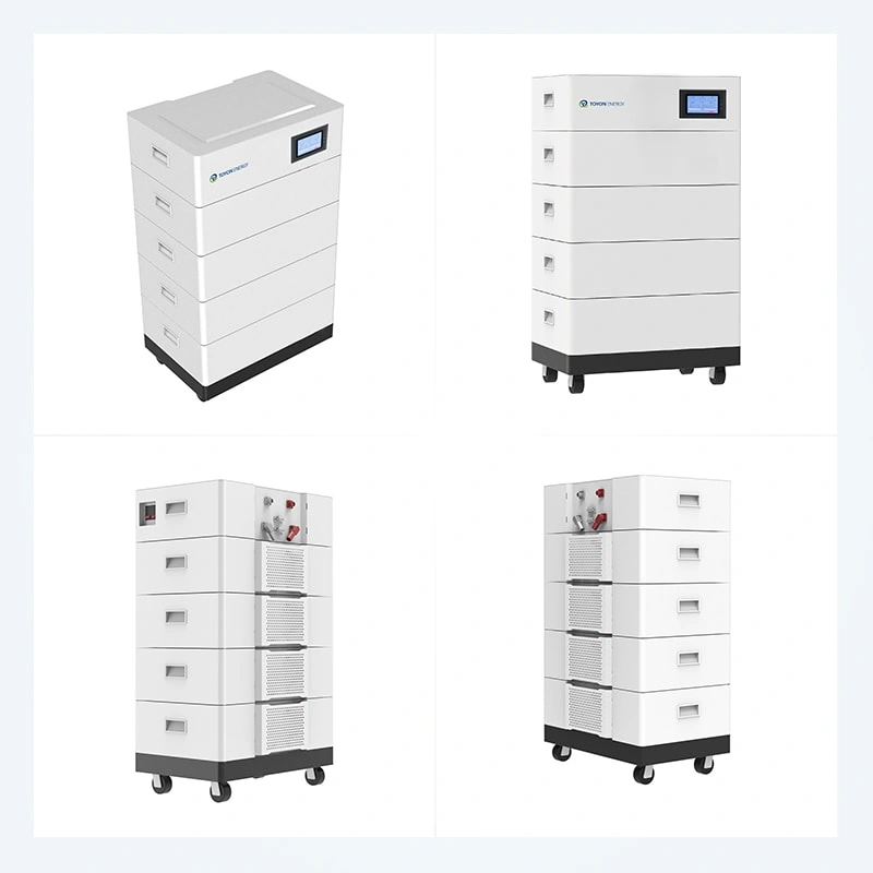 100Ah Stack Lithium Battery Multi-Angle Product Views