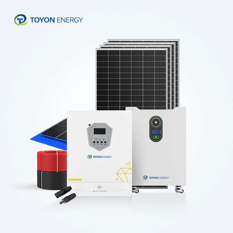 11KW Residential Hybrid Solar System with Battery Storage Solution