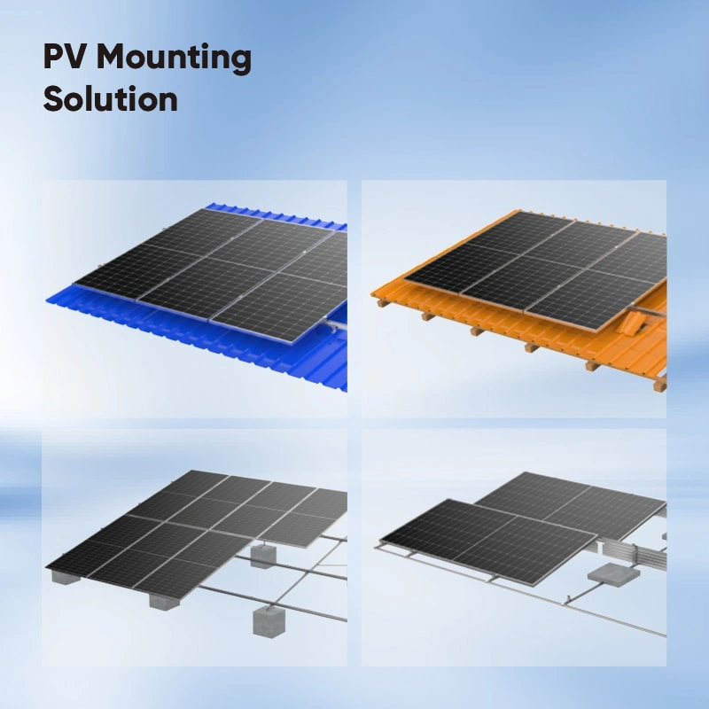 11KW Hybrid Solar System Components and Installation Diagram