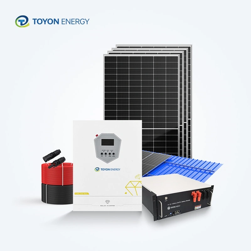 3.6KW Residential Hybrid Solar System with Battery Storage