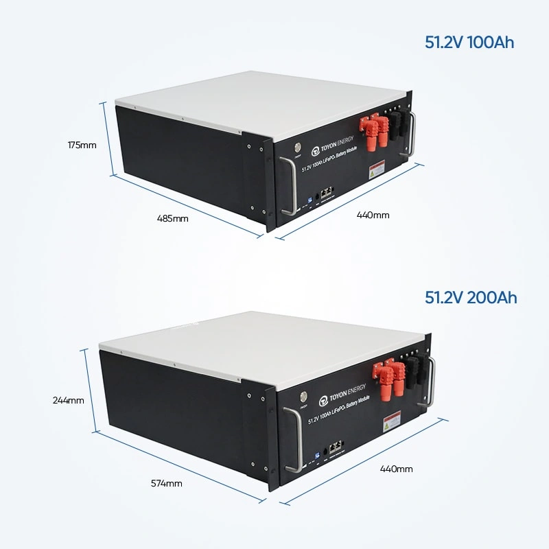 51.2V Rack Battery Top and Bottom Design for ESS Applications