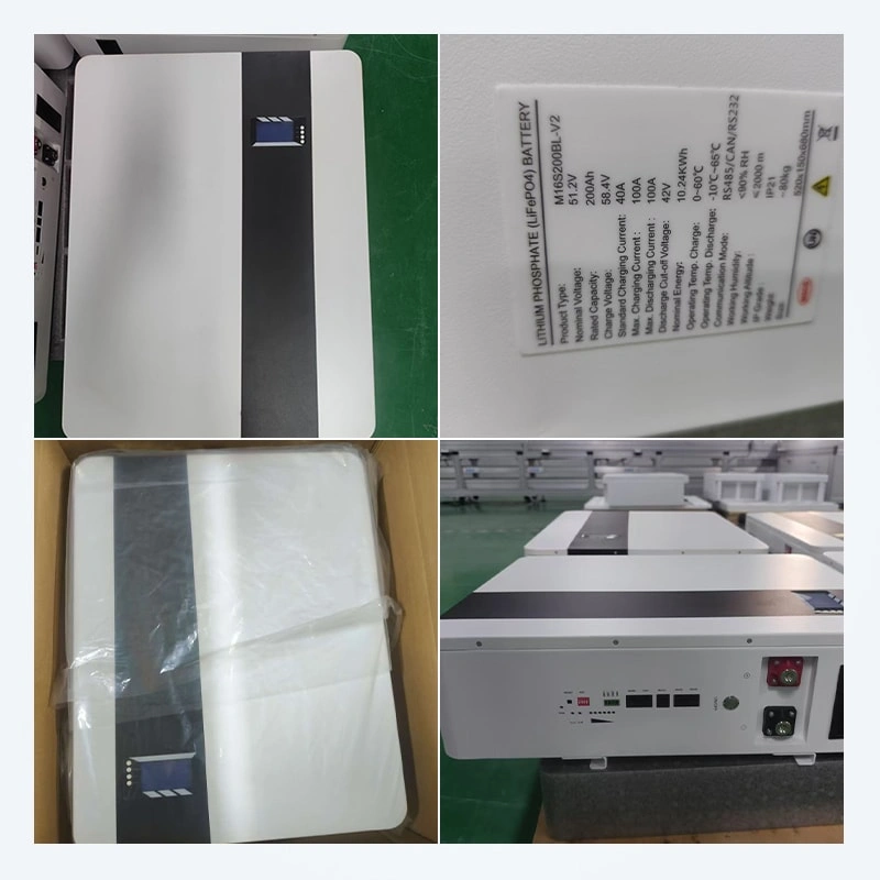 51.2V 100Ah 200Ah Wall-Mounted Lithium Battery Factory Product Inspection
