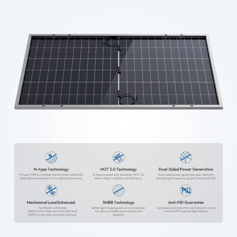 Wholesale 580W-600W High Power Output Monocrystalline Solar Panel