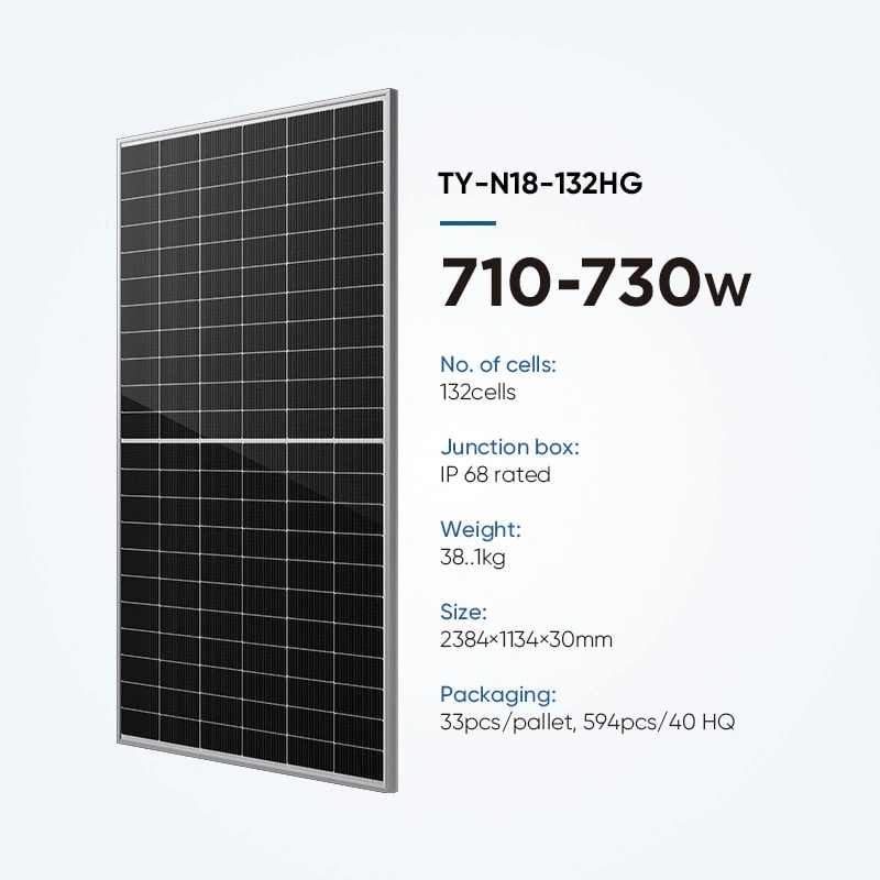 Global Supply 710W-730W Ultra Solar Panel PV Module