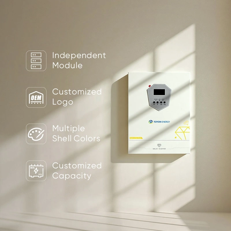 HF Series Solar Inverter with Smart Monitoring and LCD Display